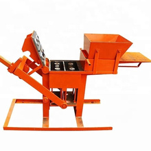 2-40 interlocking clay compressed earth brick block moulds press making machine